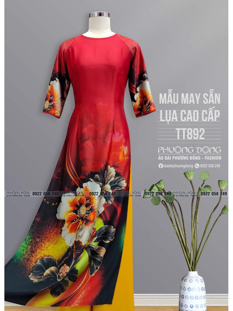 Áo Dài Truyền Thống Lụa Cao Cấp TT892